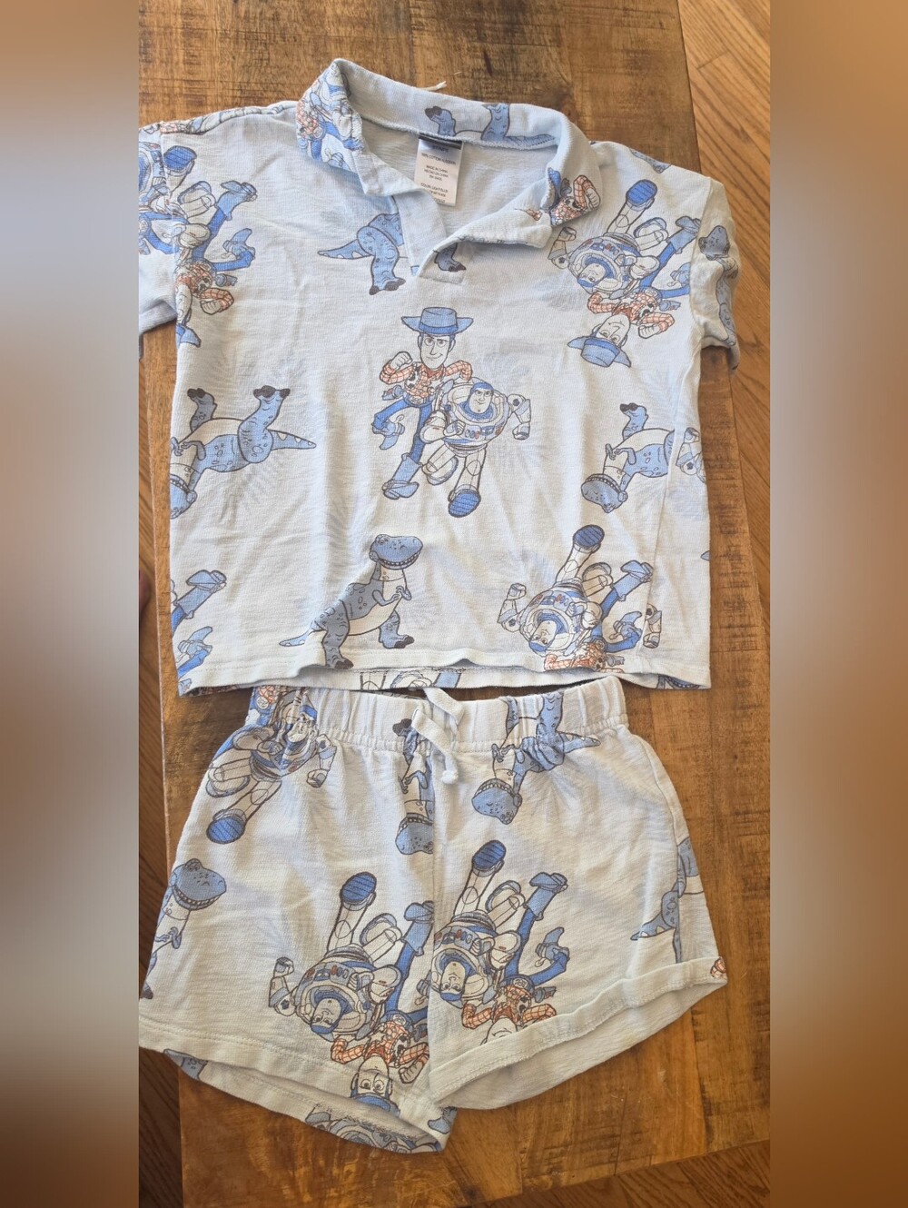 5T Disney Toy Story Polo & Shorts Set with Woody & Buzz WDW